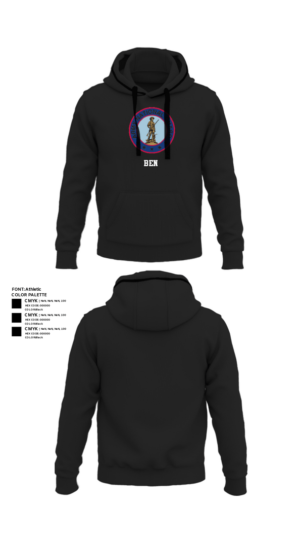 Hoodie, Ben, National Guard, Teamtime, Team time, sublimation, custom sports apparel, team uniforms, spirit wear, spiritwear, sports uniforms, custom shirts, team store, custom team store, fundraiser sports, apparel fundraiser