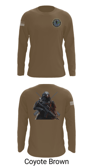 Long Sleeve Performance Shirt, Center for Security Forces Detachment Chesapeake, Navy, Teamtime, Team time, sublimation, custom sports apparel, team uniforms, spirit wear, spiritwear, sports uniforms, custom shirts, team store, custom team store, fundraiser sports, apparel fundraiser