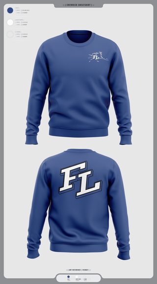 Crew Neck Sweatshirt, Fort Lupton, Women's Volleyball, Teamtime, Team time, sublimation, custom sports apparel, team uniforms, spirit wear, spiritwear, sports uniforms, custom shirts, team store, custom team store, fundraiser sports, apparel fundraiser