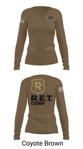 RET CORP 33326250 Women's Long Sleeve V-neck Shirt - 16