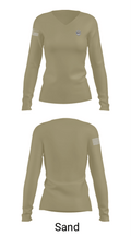 Haskell Police Department 21588241 Women's Long Sleeve V-neck Shirt - 92