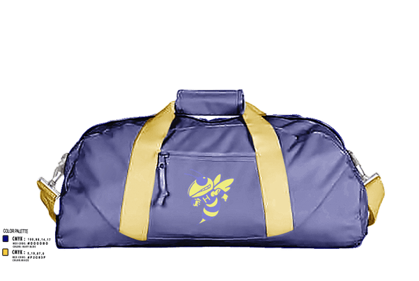 Duffle Bag, Hillsdale High School Cheer, Cheer, Teamtime, Team time, sublimation, custom sports apparel, team uniforms, spirit wear, spiritwear, sports uniforms, custom shirts, team store, custom team store, fundraiser sports, apparel fundraiser