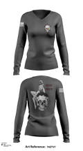 Boston FD HM/ WMD 15642314 Women's Long Sleeve V-neck Shirt -1 116