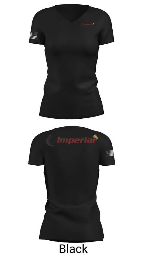 Womens Short Sleeve Vneck Shirt, Imperial Welding & Repair, , Teamtime, Team time, sublimation, custom sports apparel, team uniforms, spirit wear, spiritwear, sports uniforms, custom shirts, team store, custom team store, fundraiser sports, apparel fundraiser
