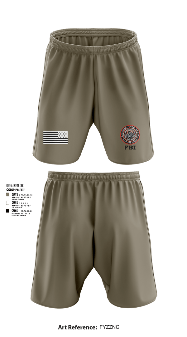 Athletic Shorts With Pockets, FBI, Police, Teamtime, Team time, sublimation, custom sports apparel, team uniforms, spirit wear, spiritwear, sports uniforms, custom shirts, team store, custom team store, fundraiser sports, apparel fundraiser
