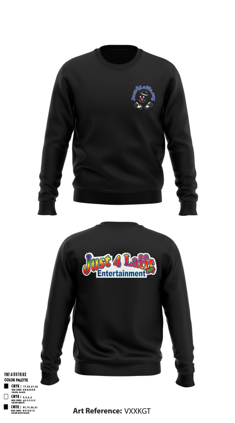 Crew Neck Sweatshirt, Just4laffs, , Teamtime, Team time, sublimation, custom sports apparel, team uniforms, spirit wear, spiritwear, sports uniforms, custom shirts, team store, custom team store, fundraiser sports, apparel fundraiser
