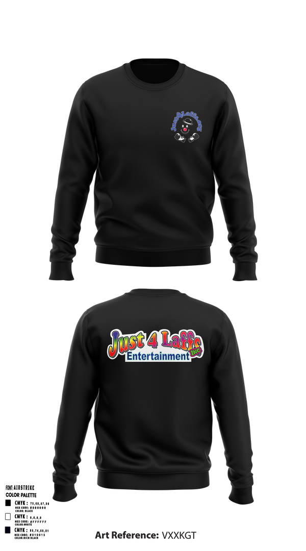 Crew Neck Sweatshirt, Just4laffs, , Teamtime, Team time, sublimation, custom sports apparel, team uniforms, spirit wear, spiritwear, sports uniforms, custom shirts, team store, custom team store, fundraiser sports, apparel fundraiser
