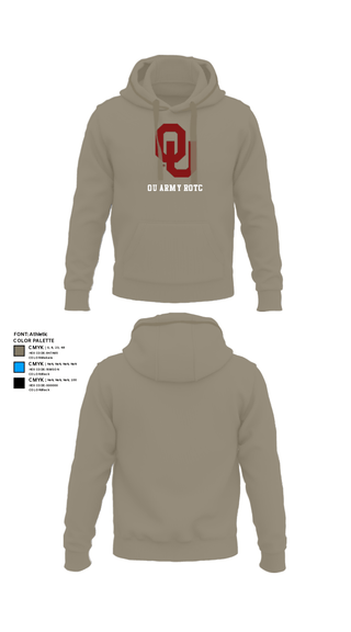 Hoodie, OU Army ROTC, Army, Teamtime, Team time, sublimation, custom sports apparel, team uniforms, spirit wear, spiritwear, sports uniforms, custom shirts, team store, custom team store, fundraiser sports, apparel fundraiser