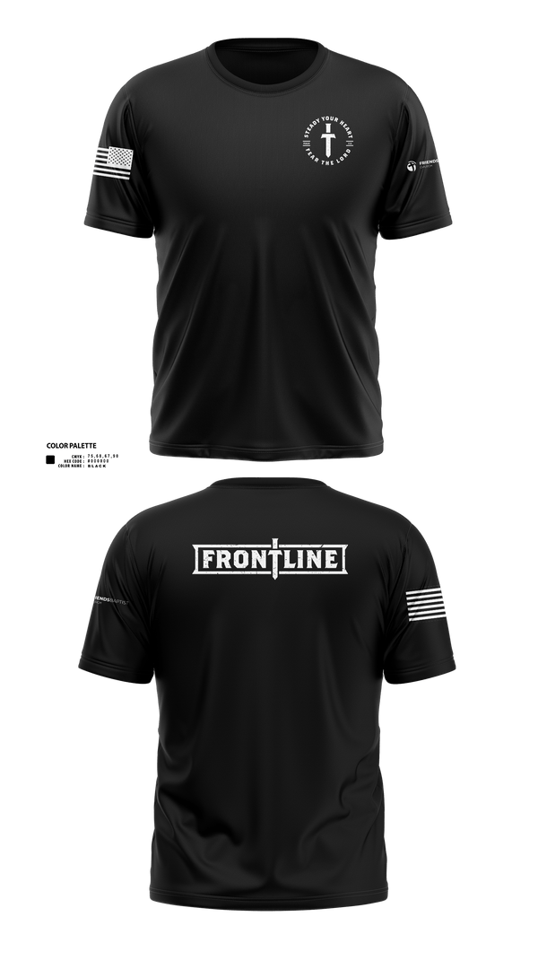 Old School Cotton Feel Shirt, Friends Baptist Church, , Teamtime, Team time, sublimation, custom sports apparel, team uniforms, spirit wear, spiritwear, sports uniforms, custom shirts, team store, custom team store, fundraiser sports, apparel fundraiser