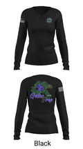 Gator Prep 71279650 Women's Long Sleeve V-neck Shirt - 19