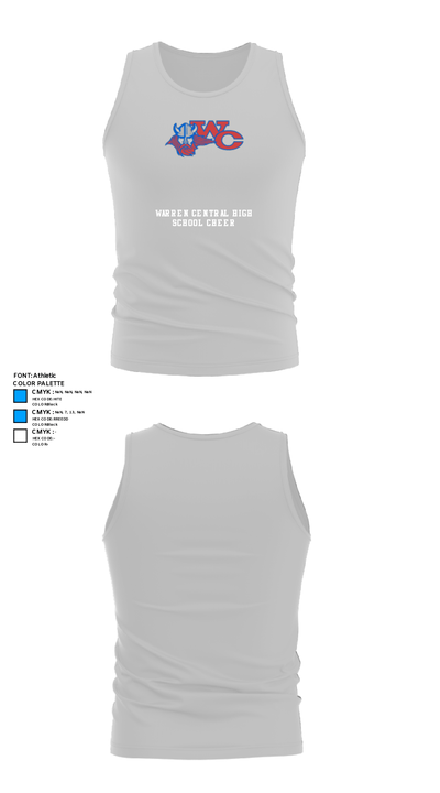 Warren Central High School Cheer 68403742 Tank Top - 13