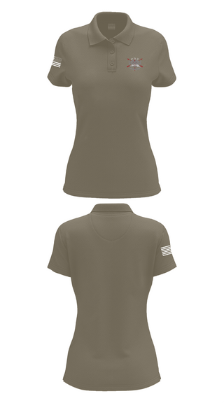 Womens Short Sleeve Performance Polo, 9135, National Guard, Teamtime, Team time, sublimation, custom sports apparel, team uniforms, spirit wear, spiritwear, sports uniforms, custom shirts, team store, custom team store, fundraiser sports, apparel fundraiser
