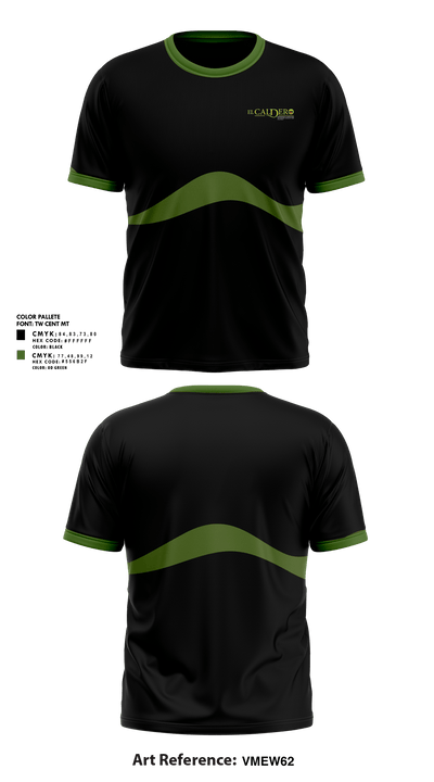 El Caldero Restaurant 31407029 Short Sleeve Performance Shirt - 1