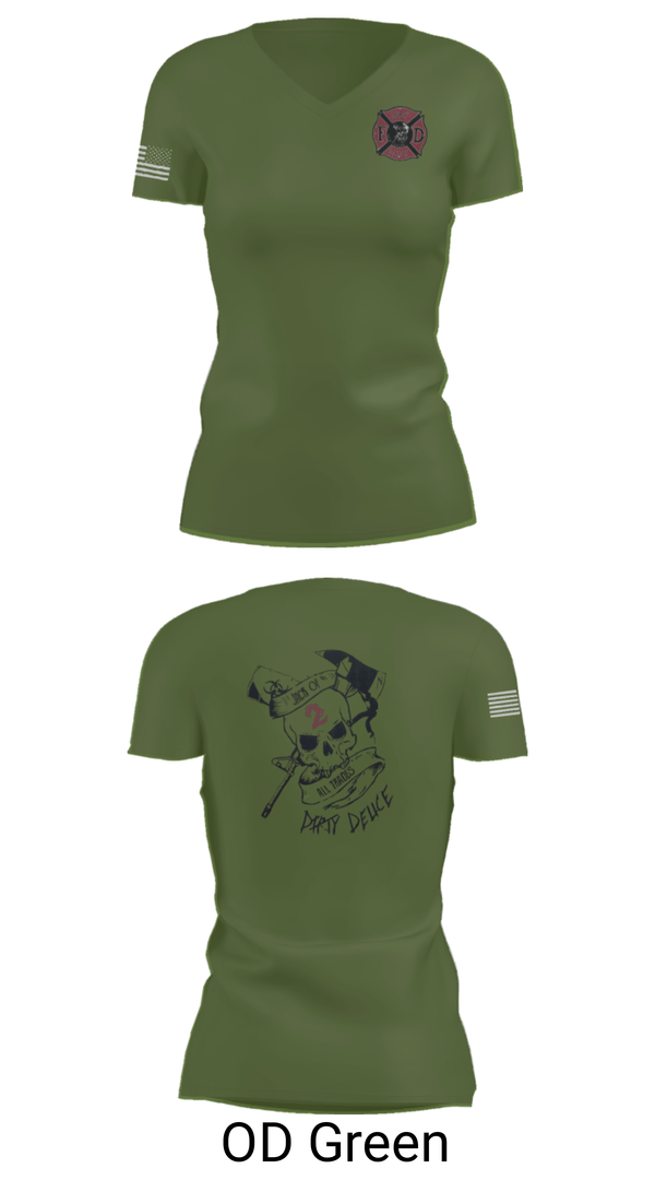 Women's Short Sleeve Vneck Shirt, 386th ECES/CEF, Fire Department, Teamtime, Team time, sublimation, custom sports apparel, team uniforms, spirit wear, spiritwear, sports uniforms, custom shirts, team store, custom team store, fundraiser sports, apparel fundraiser