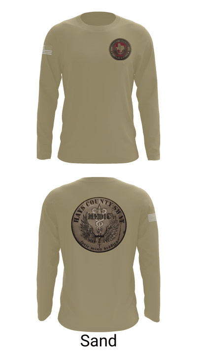 Hays County SWAT 65771365 Long Sleeve Performance Shirt 82