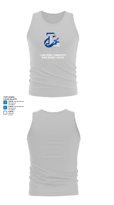 Limestone Community High School Cheer 68526986 Tank Top - 13
