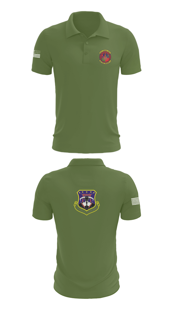 Short Sleeve Performance Polo, 18th Civil Engineer Sq, Air Force, Teamtime, Team time, sublimation, custom sports apparel, team uniforms, spirit wear, spiritwear, sports uniforms, custom shirts, team store, custom team store, fundraiser sports, apparel fundraiser