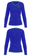 Conquistadors 47212461 Women's Long Sleeve V-neck Shirt - 32