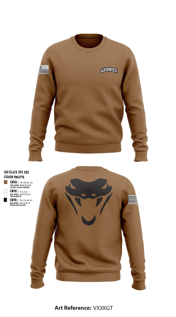 Crew Neck Sweatshirt, RookVIPERS, Army, Teamtime, Team time, sublimation, custom sports apparel, team uniforms, spirit wear, spiritwear, sports uniforms, custom shirts, team store, custom team store, fundraiser sports, apparel fundraiser