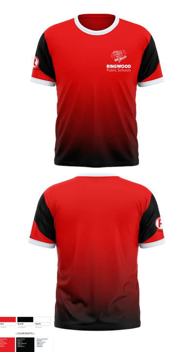 Ringwood High School Band 93603329 Short Sleeve Performance Shirt - 1