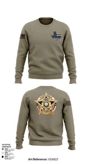 Crew Neck Sweatshirt, Maverick County Constable PCT 4, , Teamtime, Team time, sublimation, custom sports apparel, team uniforms, spirit wear, spiritwear, sports uniforms, custom shirts, team store, custom team store, fundraiser sports, apparel fundraiser