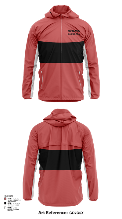 Outlaws 95279272 Windbreaker - 103
