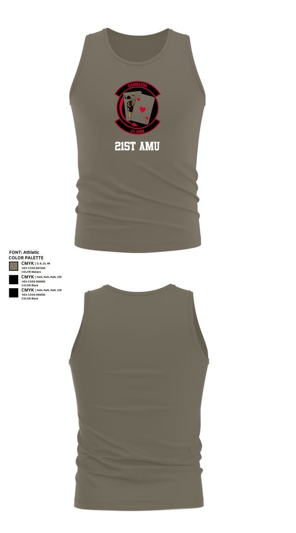 Tank Top, 21st AMU, , Teamtime, Team time, sublimation, custom sports apparel, team uniforms, spirit wear, spiritwear, sports uniforms, custom shirts, team store, custom team store, fundraiser sports, apparel fundraiser