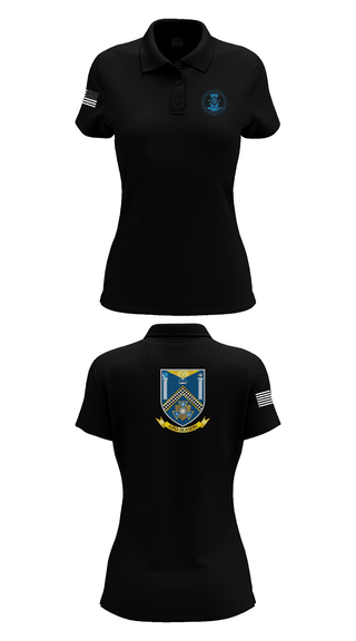 Womens Short Sleeve Performance Polo, 718 CES, Air Force, Teamtime, Team time, sublimation, custom sports apparel, team uniforms, spirit wear, spiritwear, sports uniforms, custom shirts, team store, custom team store, fundraiser sports, apparel fundraiser