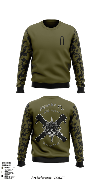 ApacheApache 89003603 Crew Neck Sweatshirt - 124