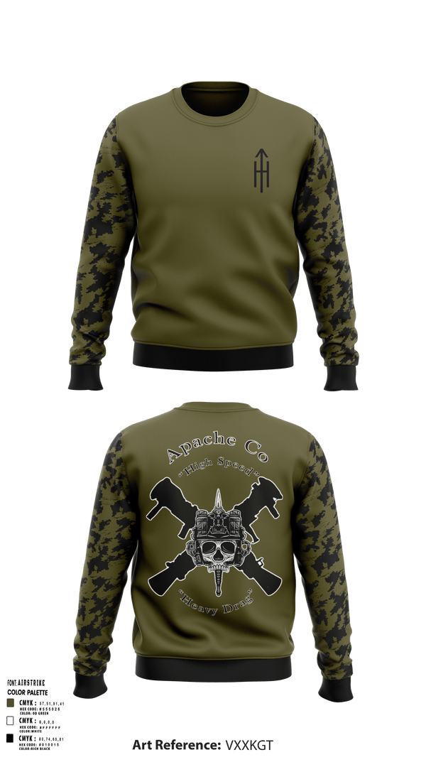 Crew Neck Sweatshirt, ApApache, , Teamtime, Team time, sublimation, custom sports apparel, team uniforms, spirit wear, spiritwear, sports uniforms, custom shirts, team store, custom team store, fundraiser sports, apparel fundraiser