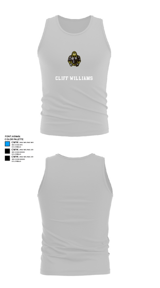 Tank Top, Cliff WilliamsCliff Williams, , Teamtime, Team time, sublimation, custom sports apparel, team uniforms, spirit wear, spiritwear, sports uniforms, custom shirts, team store, custom team store, fundraiser sports, apparel fundraiser