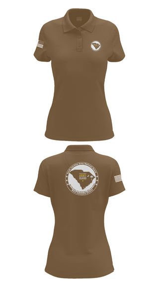Womens Short Sleeve Performance Polo, Bravo 3, National Guard, Teamtime, Team time, sublimation, custom sports apparel, team uniforms, spirit wear, spiritwear, sports uniforms, custom shirts, team store, custom team store, fundraiser sports, apparel fundraiser