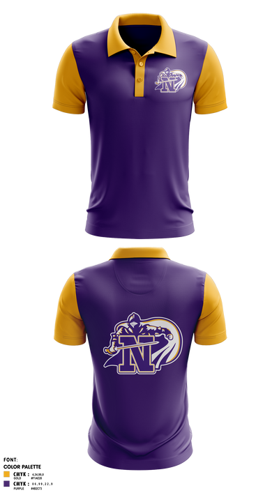 North Henderson High School Wrestling 82995559 Short Sleeve Performance Polo - 41