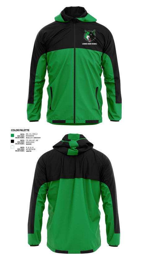 Windbreaker, Loomis High School Basketball, Men's Basketball, Teamtime, Team time, sublimation, custom sports apparel, team uniforms, spirit wear, spiritwear, sports uniforms, custom shirts, team store, custom team store, fundraiser sports, apparel fundraiser