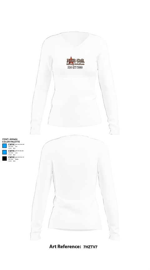 Womens Long Sleeve Vneck Shirt 1, NoR⭐️CaL Moving Solutions, , Teamtime, Team time, sublimation, custom sports apparel, team uniforms, spirit wear, spiritwear, sports uniforms, custom shirts, team store, custom team store, fundraiser sports, apparel fundraiser