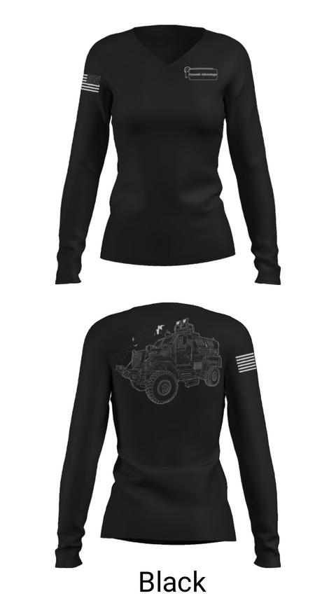 Womens Long Sleeve Vneck Shirt, Dynamic Advantage LLC, , Teamtime, Team time, sublimation, custom sports apparel, team uniforms, spirit wear, spiritwear, sports uniforms, custom shirts, team store, custom team store, fundraiser sports, apparel fundraiser