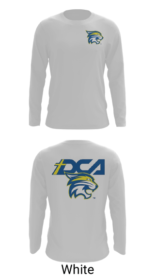 Long Sleeve Performance Shirt, Donelson Christian Academy Soccer, Men's Soccer, Teamtime, Team time, sublimation, custom sports apparel, team uniforms, spirit wear, spiritwear, sports uniforms, custom shirts, team store, custom team store, fundraiser sports, apparel fundraiser