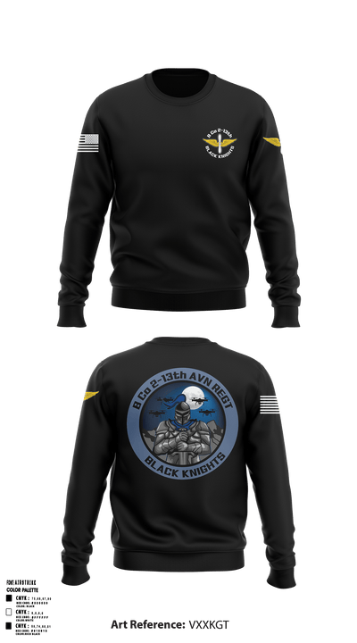 Bravo Company, 2-13th AVN REGT 30598142 Crew Neck Sweatshirt - 60