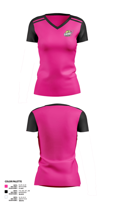 undefined Women's Short Sleeve V-neck Shirt - 40