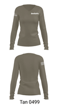 Detlefs 21734741 Women's Long Sleeve V-neck Shirt - 73