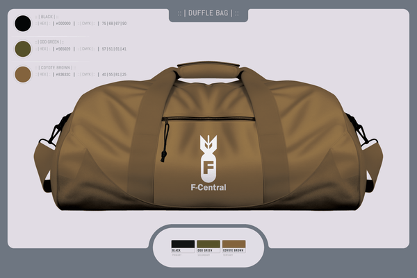 Duffle Bag, F Central, Police, Teamtime, Team time, sublimation, custom sports apparel, team uniforms, spirit wear, spiritwear, sports uniforms, custom shirts, team store, custom team store, fundraiser sports, apparel fundraiser