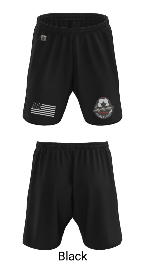 Athletic Shorts With Pockets, Condominio FC, Men's Soccer, Teamtime, Team time, sublimation, custom sports apparel, team uniforms, spirit wear, spiritwear, sports uniforms, custom shirts, team store, custom team store, fundraiser sports, apparel fundraiser