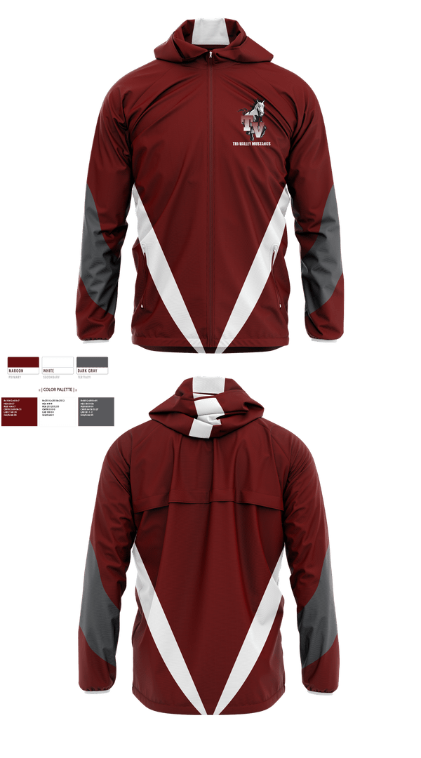 Windbreaker, Tri-Valley Mustangs, Spirit Store, Teamtime, Team time, sublimation, custom sports apparel, team uniforms, spirit wear, spiritwear, sports uniforms, custom shirts, team store, custom team store, fundraiser sports, apparel fundraiser