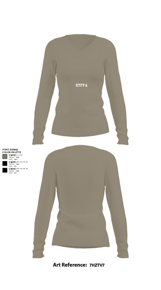 Womens Long Sleeve Vneck Shirt, STFPA, Police, Teamtime, Team time, sublimation, custom sports apparel, team uniforms, spirit wear, spiritwear, sports uniforms, custom shirts, team store, custom team store, fundraiser sports, apparel fundraiser