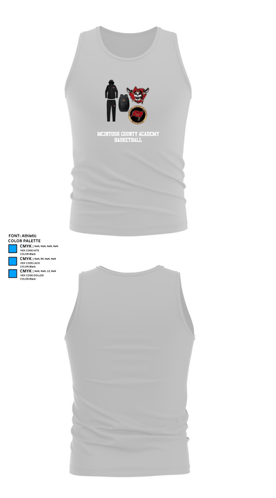 McIntosh County Academy Basketball 77239523 Tank Top - 13