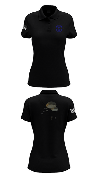 Womens Short Sleeve Performance Polo, 173rd Airborne Division, Army, Teamtime, Team time, sublimation, custom sports apparel, team uniforms, spirit wear, spiritwear, sports uniforms, custom shirts, team store, custom team store, fundraiser sports, apparel fundraiser