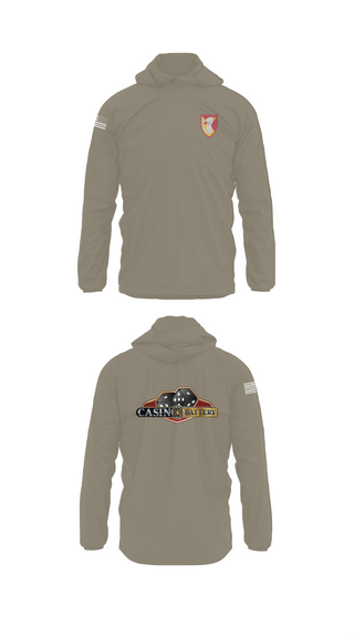 Windbreaker, Charlie Battery, 1st Battalion 1st Air Defense Artillery Regiment, , Teamtime, Team time, sublimation, custom sports apparel, team uniforms, spirit wear, spiritwear, sports uniforms, custom shirts, team store, custom team store, fundraiser sports, apparel fundraiser