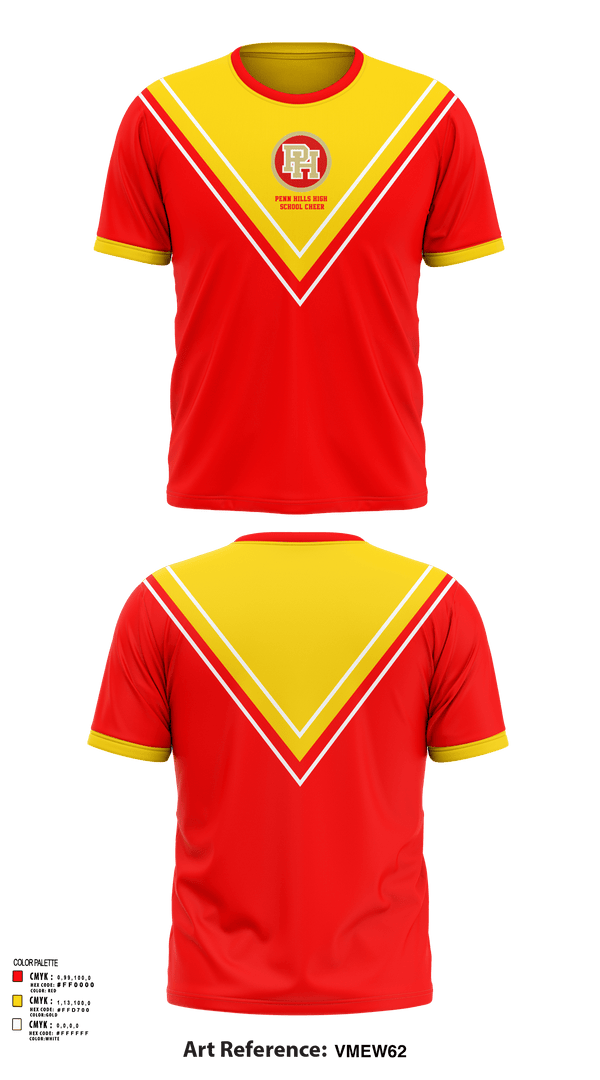 Short Sleeve Performance Shirt, Penn Hills High School Cheer, Cheer, Teamtime, Team time, sublimation, custom sports apparel, team uniforms, spirit wear, spiritwear, sports uniforms, custom shirts, team store, custom team store, fundraiser sports, apparel fundraiser