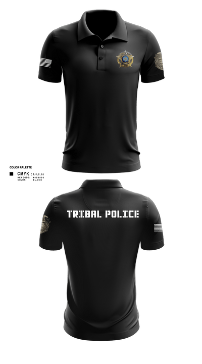 Eastern Shawnee Tribal Police 67427450 Short Sleeve Performance Polo - 20