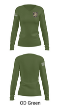 USMA 12751694 Women's Long Sleeve V-neck Shirt - 57